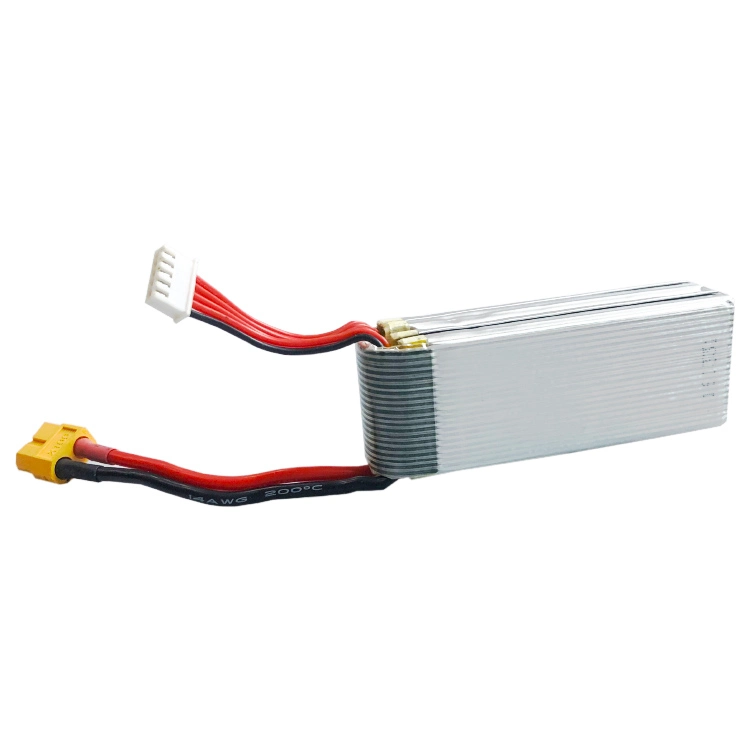 14.8V ड्रोन पावर मॉड्यूल 1500mAh 40c ड्रोन लिथियम बैटरी Dtp 653480-4s 0