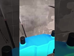 MYUAV ड्रोन बाहरी दीवारों को साफ करता है