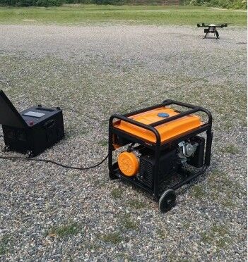 नवीनतम कंपनी समाचार के बारे में MYUAV 30kg Tethered Relay UAV संचार प्रणाली एक संचार समर्थन अभ्यास में भाग लेता है