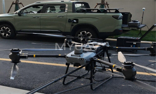 नवीनतम कंपनी समाचार के बारे में MYUAV डबल टेंडेड क्लीनिंग यूएवी और रडार शुद्ध इलेक्ट्रिक पिकअप ट्राम का सामंजस्यपूर्ण अनुप्रयोग