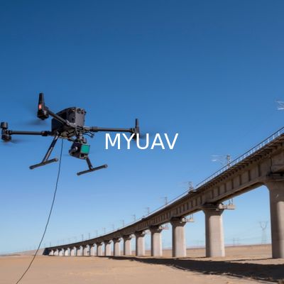 MYUAV ब्रिज निरीक्षण ड्रोन Tethered सिस्टम एआई संचालित करने में आसान उच्च सुरक्षा